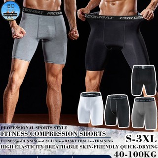 BOSPORT【Chất lượng tốt/Có trong kho】Quần Legging Tập Thể Thao Thời Trang Cho Nam Xe đạp quần lót phòng tập thể dục tốc độ khô thoáng khí cao đàn hồi