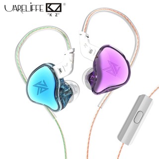 Tai nghe nhét tai Uareliffe KZ EDC Bộ điều khiển năng động 10mm Tai nghe âm trầm tốt Màn hình HiFi Tai nghe có dây Tai nghe nhạc khử tắc