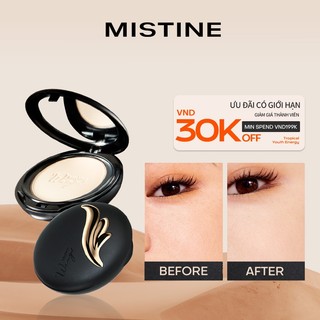 Phấn phủ dạng nén MISTINE SPF25 PA++ 10g Thái Lan trang điểm nhẹ kiềm dầu chống mồ hôi