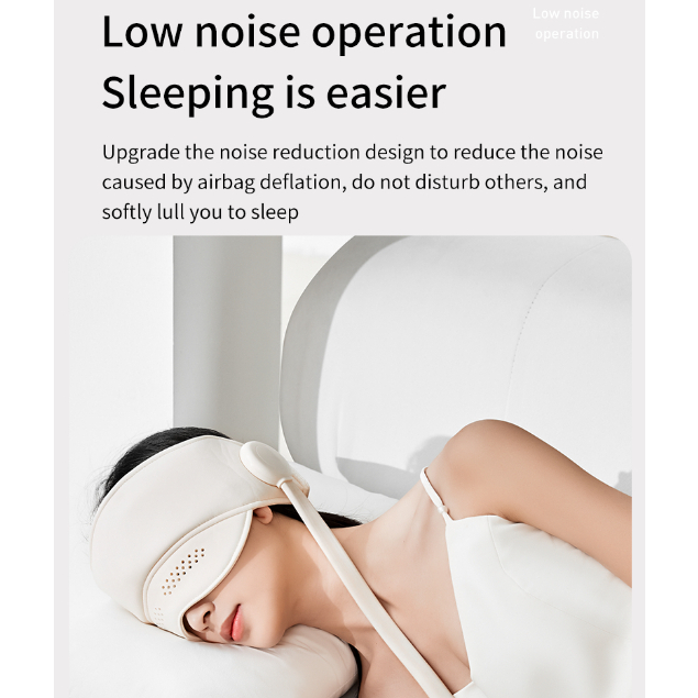 Máy massage nén xoa bóp đầu/mắt ANRAN JINKAIRUI chạy điện sưởi ấm giảm đau đầu cho giấc ngủ/thư giãn chăm sóc sức khỏe