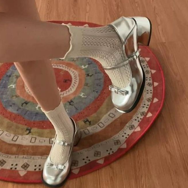 UETEEY  giày búp bê Mary Jane Lolita Đế da mềm đế êm thời trang Nhẹ nhàng Đa màu sắc Đa dạng Phong cách Đế linh hoạt FLF23B0XL4 48Z231129