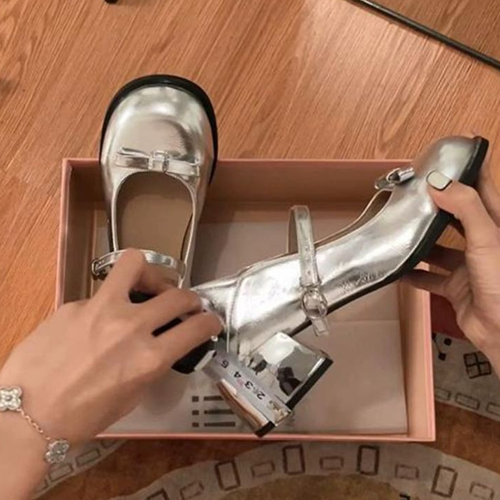 UETEEY  giày búp bê Mary Jane Lolita Đế da mềm đế êm thời trang Nhẹ nhàng Đa màu sắc Đa dạng Phong cách Đế linh hoạt FLF23B0XL4 48Z231129