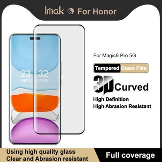 Imak Huawei Honor Magic 6 Pro 5G Bảo vệ màn hình ✷ ❈ Kính cường lực cong Full Cover Phim bảo vệ màn hình cong