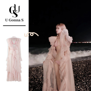 U Gonna S Bikini Bộ Đồ Bơi Đi Biển Nữ Gợi Cảm Đẩy Lên Đệm 3 Mảnh 2024 Phong Cách Mới Có Nắp Dài Cổ Chữ V Tay Dài Cao Cấp Thời Trang Dễ Thương Co Giãn