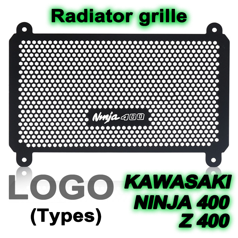 Tản Nhiệt Lưới Tản Nhiệt Cho Kawasaki NINJA400 / Z400 Xe Máy Bảo Vệ Tản Nhiệt Vỏ Cắm Và Chạy CNC Hợp