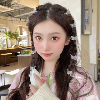 Dễ Thương Ngọt Ngào Nhiều Màu Sắc Bướm Lấy Kẹp Tóc Kẹp Tóc Nữ Mũ Đội Đầu Bên ins Kẹp Tóc