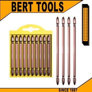Bert🇻🇳｜mũi bắn vít đầu tuốc nơ vít ph2 bộ 10 mũi bắn vít 2 đầu bake hàng s2 65mm,100mm,150mm,200mm