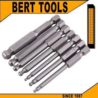 Bert🇻🇳｜7 cái bộ vít đầu lục giác có bi chân lục giác thép s2 65mm