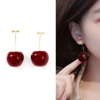 Đôi bông tai hình quả cherry dễ thương