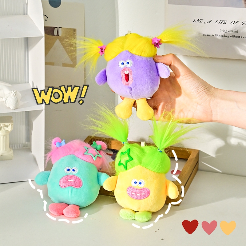 Đồ chơi nhồi bông Hình Nhân Vật Hoạt Hình 10cm