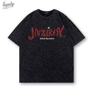 Áo phông BEEYANBUY nam wash áo thun cổ tròn vintage boy phố in hinh unisex ulzzang 100% cotton-Y0549