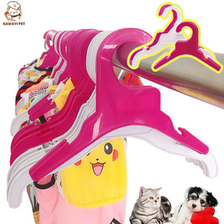 KAWAYI pet dog cat móc treo quần áo bằng nhựa hai màu LI0499