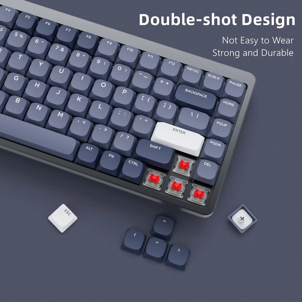 144 Phím Cấu Hình Thấp Keycaps Double Shot PBT Keycap Cho Gateron MX Gamer Bàn Phím Cơ | BigBuy360 - bigbuy360.vn