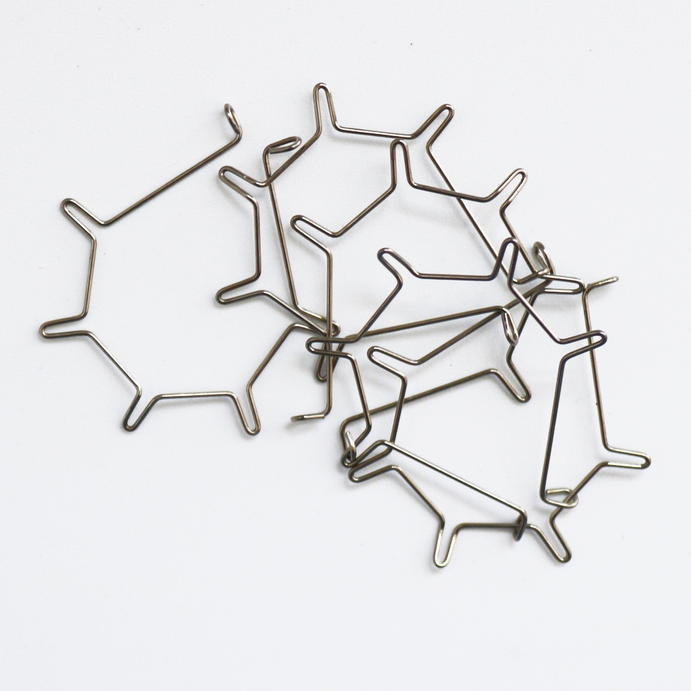 10 Cái / gói Nha Khoa Chỉnh Nha Năm Cong Mô-men Xoắn Lò Xo Phụ Trợ Dây Vòm Lớn / Giữa / Nhỏ Nha Sĩ Vật Liệu   Dental Orthodontic Five Curved Torque Spring