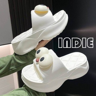 INDIE  dép bánh mì dép nữ 2024 HOTSALE Khu phố thời trang Người phụ nữ đáng yêu FDL23C0MNH 5Z240131
