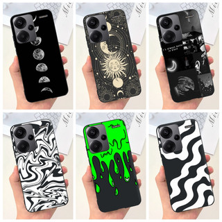 Ốp điện thoại TPU silicon mềm hình mặt trăng thời trang cho Xiaomi Redmi Note 13 Pro Plus 5G (Note 13 Pro +)