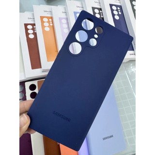 Thích hợp cho Samsung S25 Ultra Case S23 + GalaxyS25 24plus Vỏ bảo vệ silicon lỏng Màu trơn Chống rơi Đơn giản Full Case