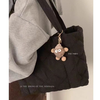 Chic joy Túi Xách tote Đeo Vai Phiên Bản Hàn Quốc Sức Chứa Lớn lingge Mua Sắm Đa Năng instagram Cho Nữ