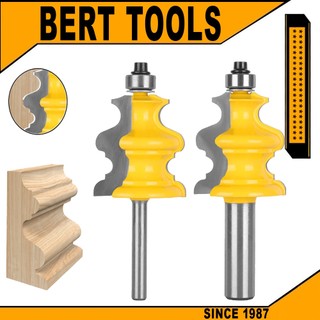 Bert🇻🇳｜mũi phay gỗ 6mm 12mm 8mm mũi soi gỗ thẳng cnc lấy nền có bi mũi phay