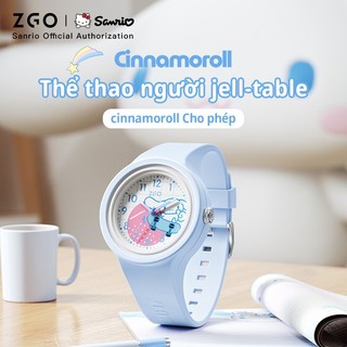 ZGO x Sanrio Cinnamoroll Đồng hồ điện tử dễ thương Đồng hồ trẻ em Đồng hồ thạch anh chống thấm nước dạ quang Quà tặng ngày trẻ em 877