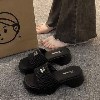 Leosoxs dép sandal nữ Đơn Giản Cho Nữ dép bánh mì Kiểu dáng độc đáo Tinh tế Đẹp Độn đế FYT2410I1D 3Z240116