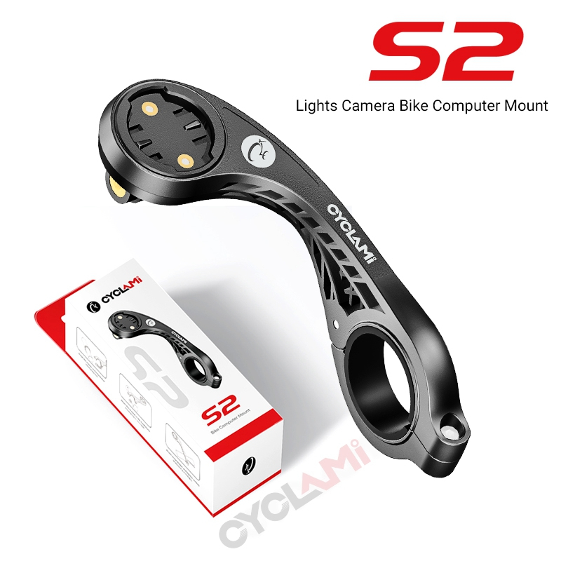 Cyclami S2 Xe Đạp Máy Tính Gắn MTB Đường Siêu Nhẹ GPS Giá Đỡ Cho XOSS g IGPSPORT BSC100S Camera gopro Giá Đỡ Hỗ Trợ Xe Đạp