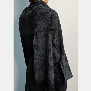 [Khăn quàng cổ độc đáo] Giữ ấm phong cách dài Khăn choàng Cashmere giả Yếm công dụng kép Chăn văn phòng Chăn giữ ấm Máy lạnh cao cấp