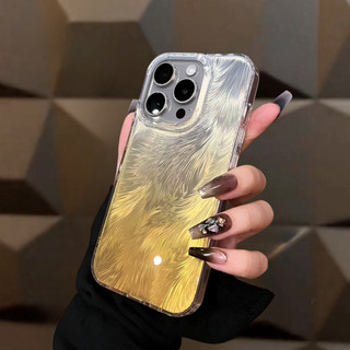 【Hight quality/Acrylic hard case/Gold】ốp lưng compatible for iphone 11 12 13 14 15 pro max case