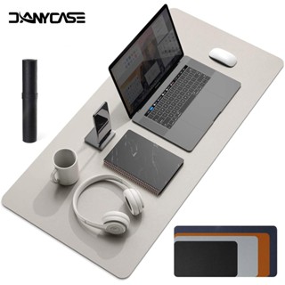 Danycase Kích Thước Nhỏ Văn Phòng Miếng Lót Chuột Nhiều Màu Sắc Hai Mặt Chống Thấm Nước Để Bàn Bảo Vệ Thảm Da PU Chống Trơn Trượt MousePad Cho Laptop PC