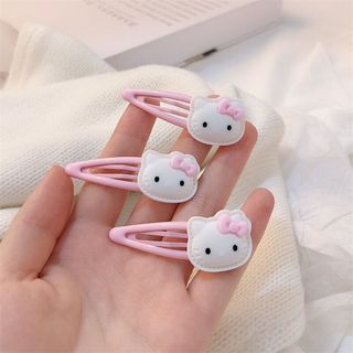 Gấu Dễ Thương Nơ bb Kẹp Ngọt Ngào KT Mèo Con Kẹp Tóc Cô Gái Bangside Kẹp Hoạt Hình Động Vật Mũ Đội Đầu
