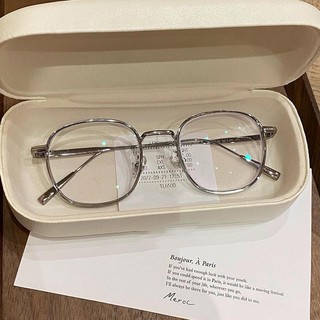  【COD  kính cận có độ - 0.50 ~ - 5.50 Kính Cận Gọng Trong Suốt Chống Ánh Sáng Xanh Phong Cách Hàn Quốc Thời Trang kính  536 
