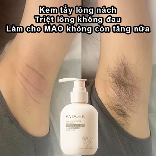 ⭐CHÍNH HÃNG⭐Kem tẩy lông SADOER Triệt lông vùng nách, chân, tay một cách an toàn và nhanh chóng Dưỡng Ẩm Và Làm Sáng Da 150g