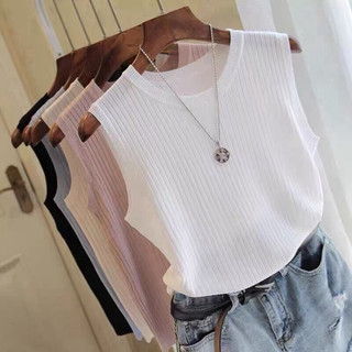 Áo sơ mi nữ dệt kim đáy cổ tròn Slim-fit Áo bên trong phù hợp