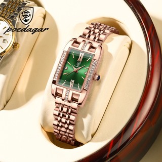 Đồng hồ nữ chính hãng Poedagar Dây đeo bằng thép không gỉ chống nước 365