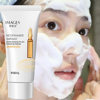 Sữa Rửa Mặt Dưỡng Ẩm Axit Hyaluronic Niacinamide Dưỡng Ẩm Làm Sạch Dưỡng Ẩm Dưỡng Ẩm Nhỏ Ampoule Sữa Rửa Mặt