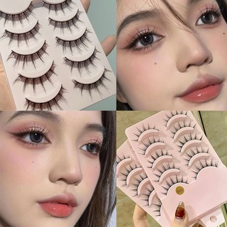 Lông Mi Giả 5 Đôi Lông Mi Quỷ Nhỏ Trang Điểm Tự Nhiên Trang Điểm Hàng Ngày