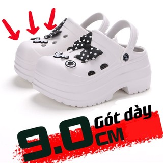 💕Dép bánh mì,Dép Sục đế cao Dép FASHION Đế độn tăng chiều cao 9 cm chất eva siêu nhẹ
