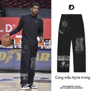 Irving American Basketball Training  Quần thun Quần Nam Loose Straight Spring NBA Kyrie Irving Casual Sweatpants Dây Rút Sweatpants Shop MFK23A0RU3