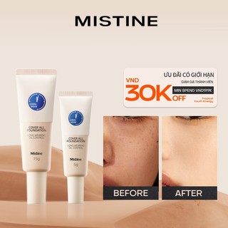 Kem nền mistine dạng lỏng mềm mịn nhẹ nhàng nn120 15g