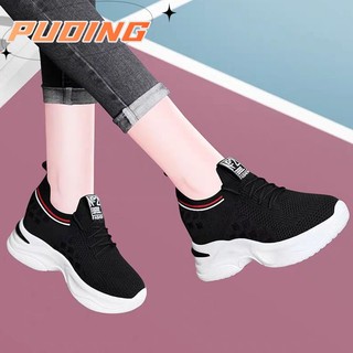 DUOHANZI   Giày Thể Thao Phối Lưới Thoáng Khí Thời Trang Cho Nữ