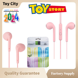 Tai nghe nhét tai u19 màu macaron có dây jack 3.5mm