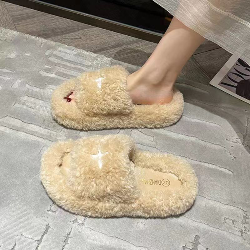 Dép Bông cotton Chống Trượt Thời Trang Xuân Thu 2023 Phong Cách Mới Cho Nữ 2023