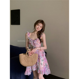【COLORBLLIND】Váy bó hoa thiết kế Niche