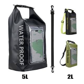 Túi bơi thể thao 5L / 2L Túi khô chống nước điện thoại di động đeo vai siêu nhẹ gấp Ocean Pack 1193
