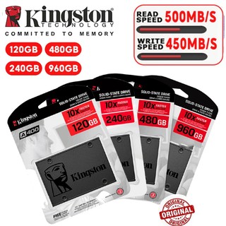 Kingston a400 ssd sata 3 solid state drive 2.5 inch - 30 /60/120 / 240 / 480gb