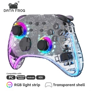 Data FROG RGB Light Switch Pro Bộ điều khiển cho Switch / Switch Lite Bộ điều khiển trò chơi không dây cho NS Switch OLED Tay cầm chơi Game