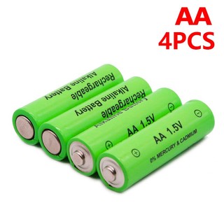 Pin Sạc Dự Phòng 1.5V AA / AAA 3000mAh Kèm 4 Pin Chất Lượng Cao