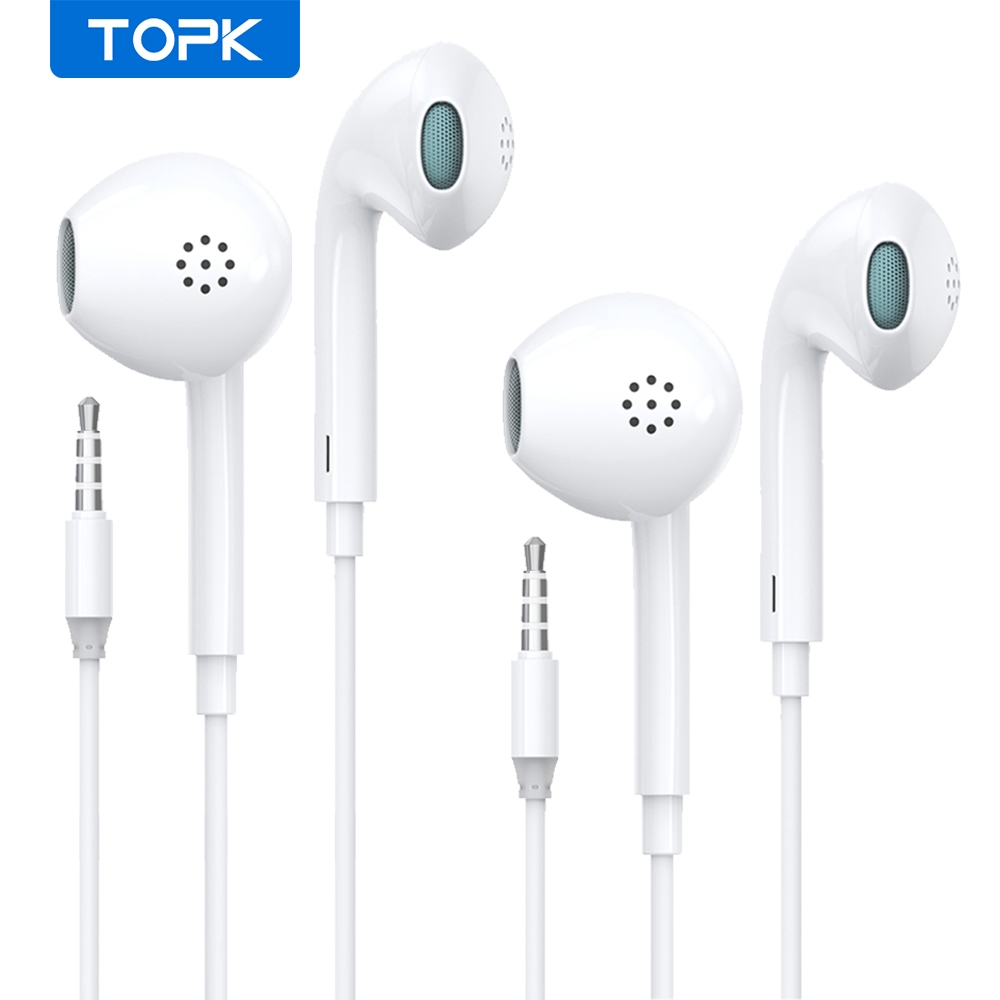 Tai nghe nhét tai cách ly tiếng ồn TOPK F20 có micrô và điều khiển âm lượng