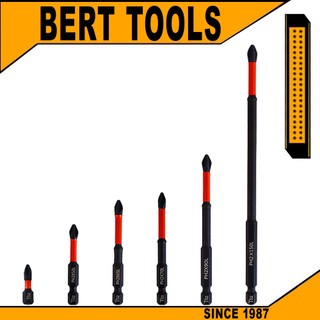 Bert🇻🇳｜mũi bắn vít đầu tuốc nơ vít ph2 đầu chữ thập, thiết kế chống trượt, từ tính cao 25mm 50mm 65mm 70mm 90mm 150mm