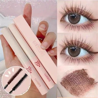 Đầu bàn chải nhỏ màu hồng Mascara Uốn dài Đầu bàn chải mịn dày không dễ bị nhòe